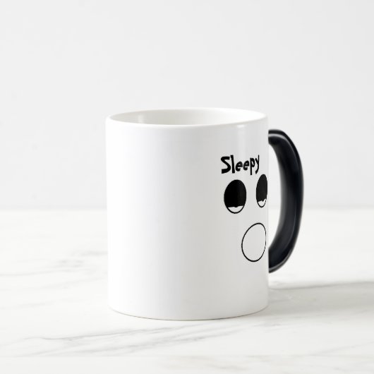 Sleepige temperatuur Veranderende Mok (Voorkant rechts)
