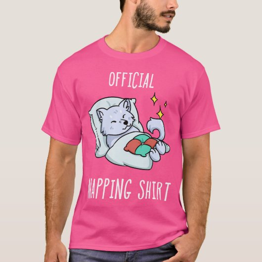 Sleeping Arctic Fox Sleepyhead T-shirt (Voorkant)