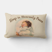 Sleeping Baby Guardian Angel Kussen (Voorkant)