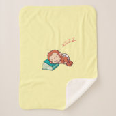 Sleeping Baby Monkey Blanket beroemd gemaakt door  Sherpa Deken (Voorkant)