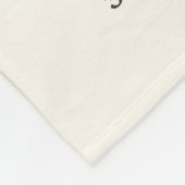 Sleeping Bear and Moon Birth Stats Baby Blanket Fleece Deken (Hoek)