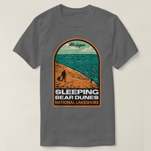 Sleeping Bear Dunes National Lakeshore Michigan Vi T-shirt (Design voorkant)