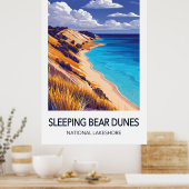 Sleeping Bear Dunes National Lakeshore Travel Poster (Keuken)