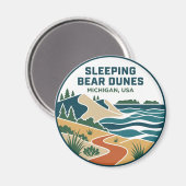 Sleeping Bear Dunes National Lakeshore VS Magneet (Voorkant / Achterkant)