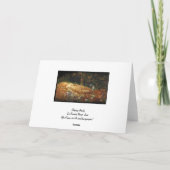 Sleeping Beauty Beside a Harp Kaart (Achterkant)