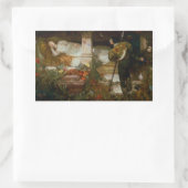 Sleeping Beauty (Elegant Scene of Love & Romance) Rechthoekige Sticker (Tas)