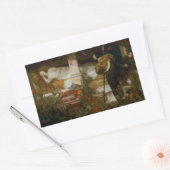 Sleeping Beauty (Elegant Scene of Love & Romance) Rechthoekige Sticker (Envelop)