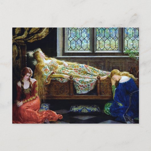 Sleeping Beauty en de Maidens Briefkaart (Voorkant)
