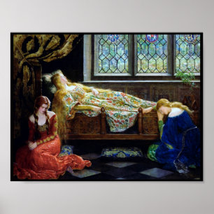 Sleeping Beauty en de Maidens Poster