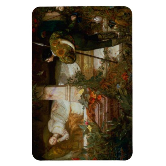 Sleeping Beauty (Enchanting Fairy Tale Scene) Magneet (Verticaal)