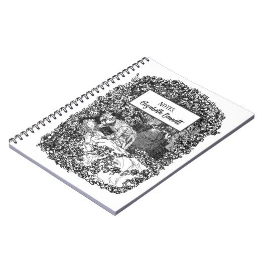 Sleeping Beauty Personalized Illustration Notitieboek (Linkerzijde)