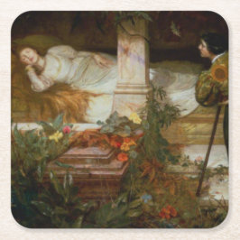 Sleeping Beauty (Pretty Princess From Fairy Tale) Kartonnen Onderzetters
