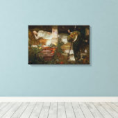 Sleeping Beauty (Prince Charming and His Princess) Canvas Afdruk (Insitu (Houten vloer))