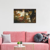Sleeping Beauty (Prince Charming and His Princess) Canvas Afdruk (Insitu (Woonkamer))