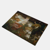 Sleeping Beauty (Prince Charming and His Princess) Deurmat (Schuin)