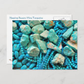 Sleeping Beauty Turquoise Briefkaart (Voorkant / Achterkant)