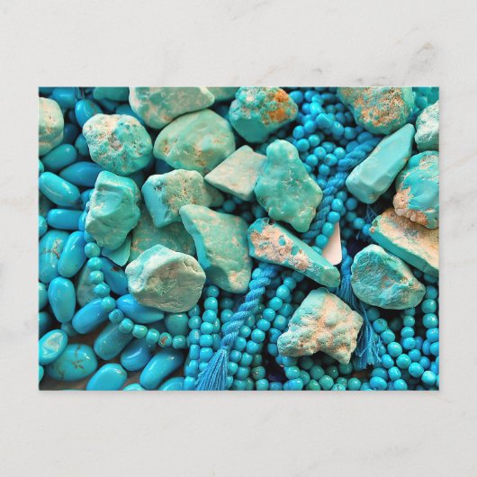 Sleeping Beauty Turquoise Briefkaart (Voorkant)