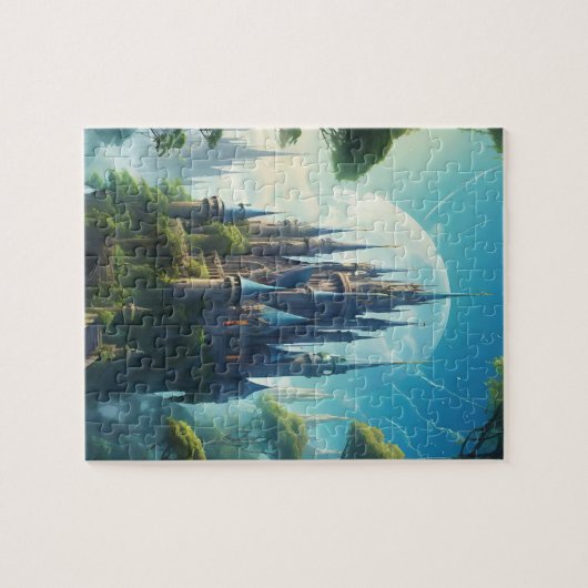 Sleeping Beauty's betoverde sprookjeskasteel Legpuzzel (Horizontaal)