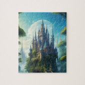 Sleeping Beauty's betoverde sprookjeskasteel Legpuzzel (Verticaal)