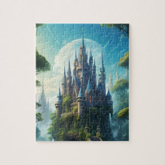 Sleeping Beauty's betoverde sprookjeskasteel Legpuzzel