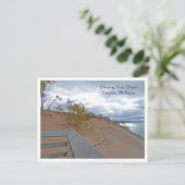 Sleeping Beer Dunes National Lakeshore, Empire, Ve Briefkaart (Staand voorkant)