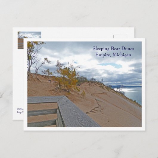 Sleeping Beer Dunes National Lakeshore, Empire, Ve Briefkaart (Voorkant / Achterkant)