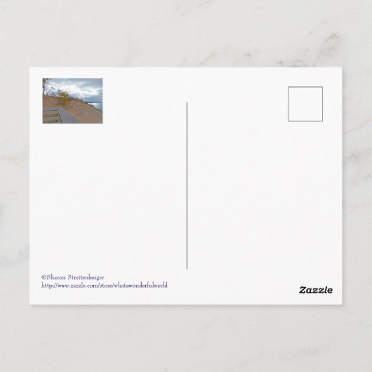 Sleeping Beer Dunes National Lakeshore, Empire, Ve Briefkaart (Achterkant)
