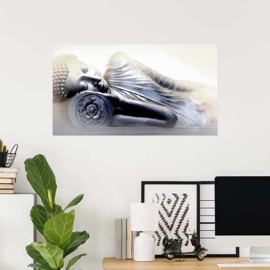 Sleeping Boeddha III Poster (Thuiskantoor)