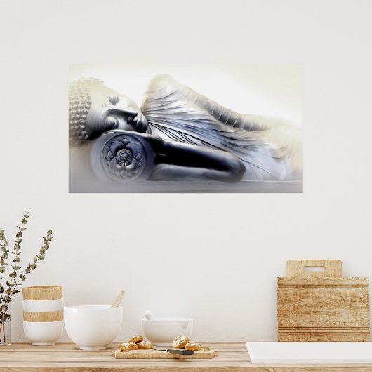 Sleeping Boeddha III Poster (Keuken)