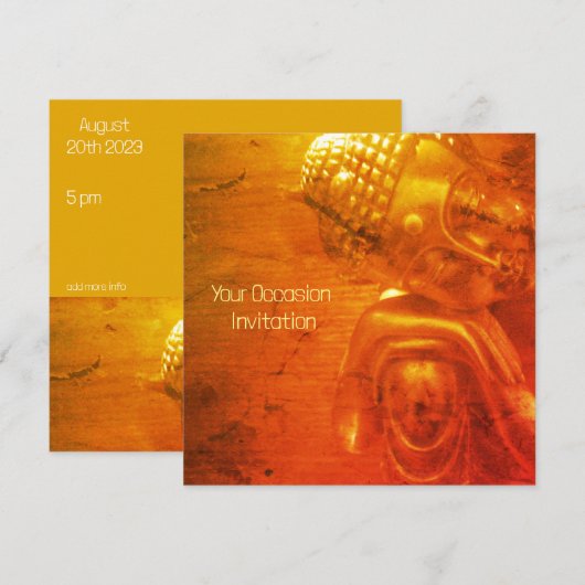 Sleeping Boeddha Kaart (Voorkant / Achterkant)