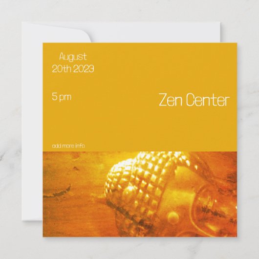 Sleeping Boeddha Kaart (Achterkant)