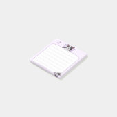 Sleeping Boston Terrier Post merkt op Post-it® Notes (Schuin)