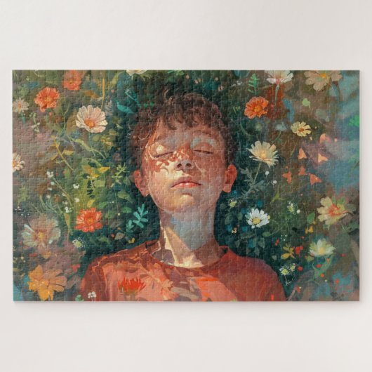 Sleeping Boy Jigsaw Puzzel (Horizontaal)