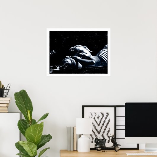Sleeping Buddha & Awakening /Dharma Poster (Thuiskantoor)