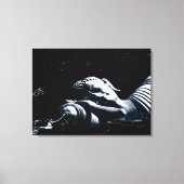 Sleeping Buddha / Buddhism Canvas Afdruk (Voorkant)