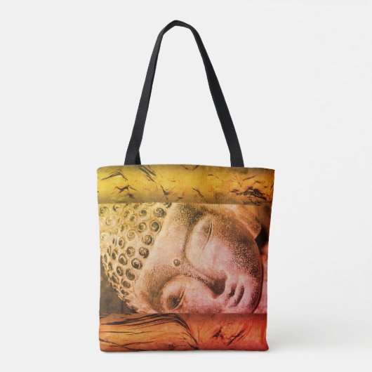 Sleeping Buddha-tas Tote Bag (Achterkant)