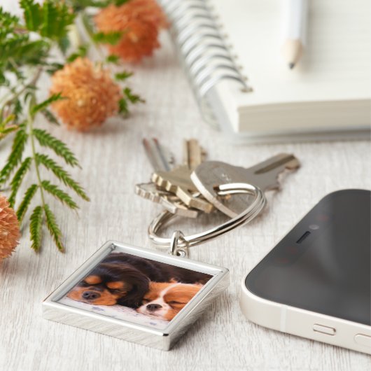 Sleeping Buddies Cavalier King Charles Sleutelhang Sleutelhanger (Zijkant)