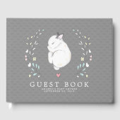 Sleeping Bunny Baby shower Gastenboek (Voorkant)