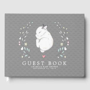 Sleeping Bunny Baby shower Gastenboek