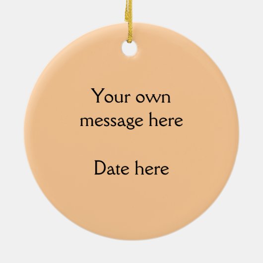 Sleeping Cheetah Cub Foto Keramisch Ornament (Achterkant)