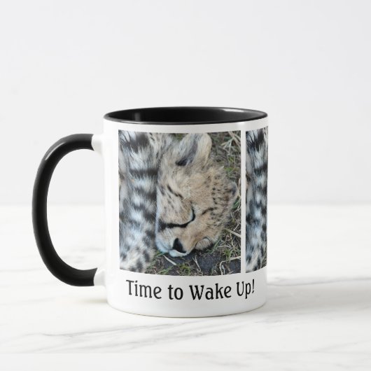 Sleeping Cheetah Cub Foto Mok (Links)