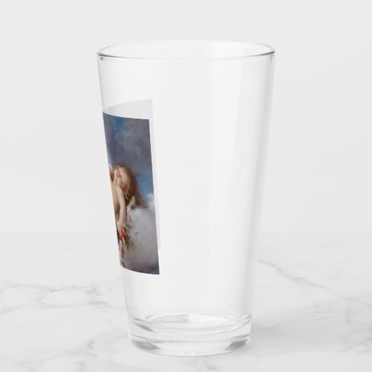 Sleeping Cherub (Putto) (door Léon Bazille Perraul Glas (Links)