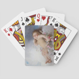 Sleeping Cherub (Putto) (door Léon Bazille Perraul Pokerkaarten