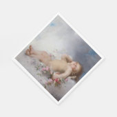 Sleeping Cherub (Putto) (door Léon Bazille Perraul Servet (Hoek)