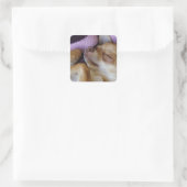 Sleeping Chihuahua Vierkante Sticker (Tas)