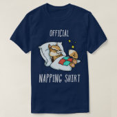 Sleeping Chipmunk Pajamas Sleepyhead T-shirt (Design voorkant)