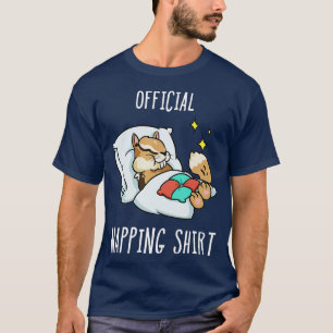Sleeping Chipmunk Pajamas Sleepyhead T-shirt
