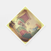 Sleeping Christmas Cats Napkins Servet (Hoek)