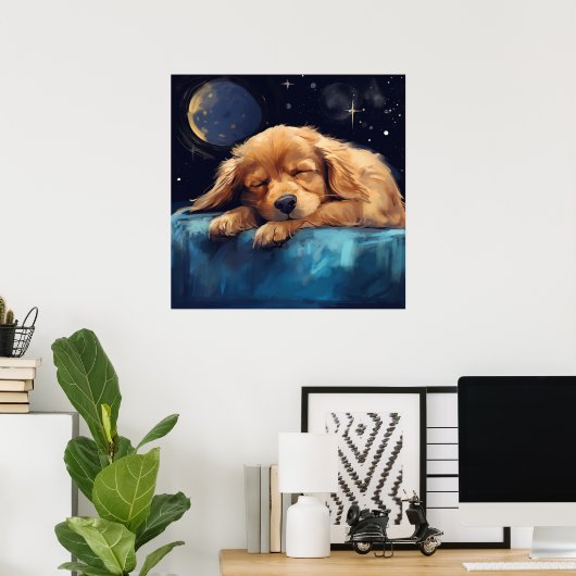 Sleeping Dog Poster (Thuiskantoor)