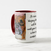 "Sleeping dogs will lie.." Mok (Voorkant links)